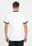 T-shirt Adicolor Classics 3-Stripes bianca da uomo IA4846 . ADIDAS ORIGINALS 