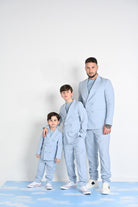 I'M BRIAN Pantalone azzurro polvere da bambino PA3265J POL I'M BRIAN 