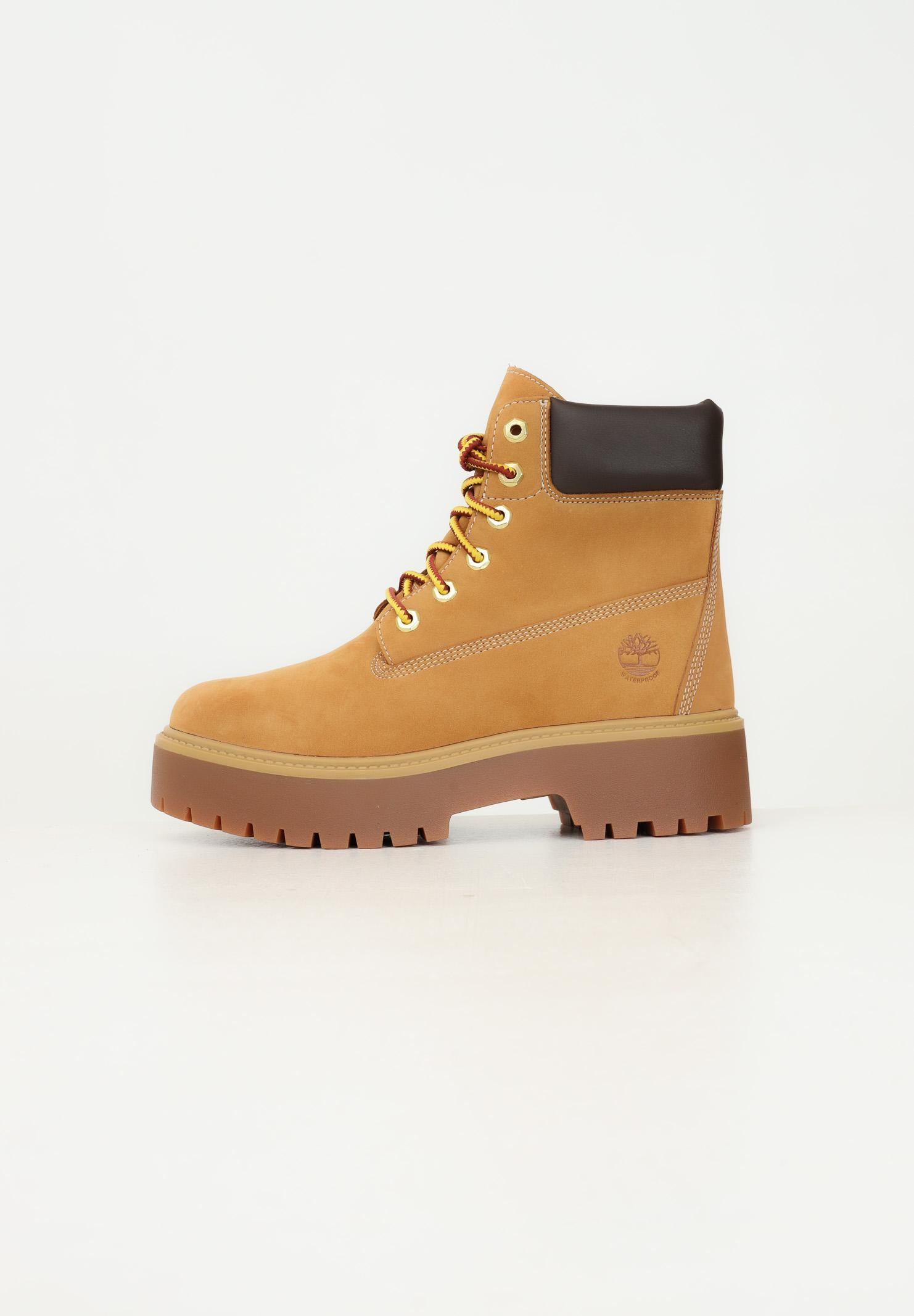 TIMBERLAND Anfibi Stone Street 6-Inch gialli da donna TB1A5RJD2311 . TIMBERLAND 