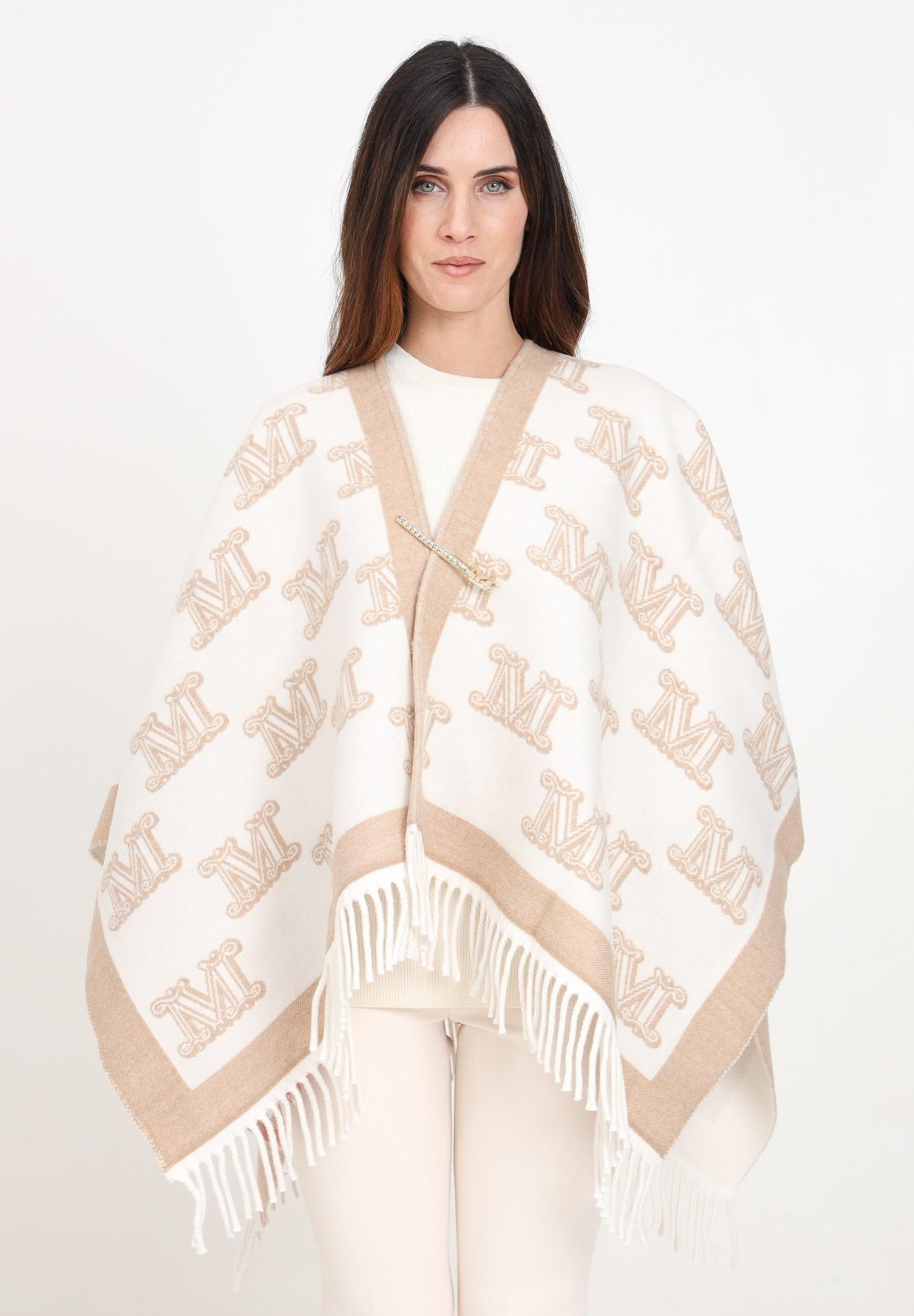 MAX MARA Mantella Frinestd avorio da donna 2426736011600 005 MAX MARA 