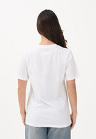 MAISON MARGIELA T-shirt a manica corta bianca per donna, ragazzi e bambini con logo sul petto M61020MM02Y M6100 MAISON MARGIELA 