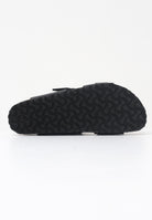 BIRKENSTOCK Ciabatte Sydney Cushion Buckle nere da donna 1029457 . BIRKENSTOCK 