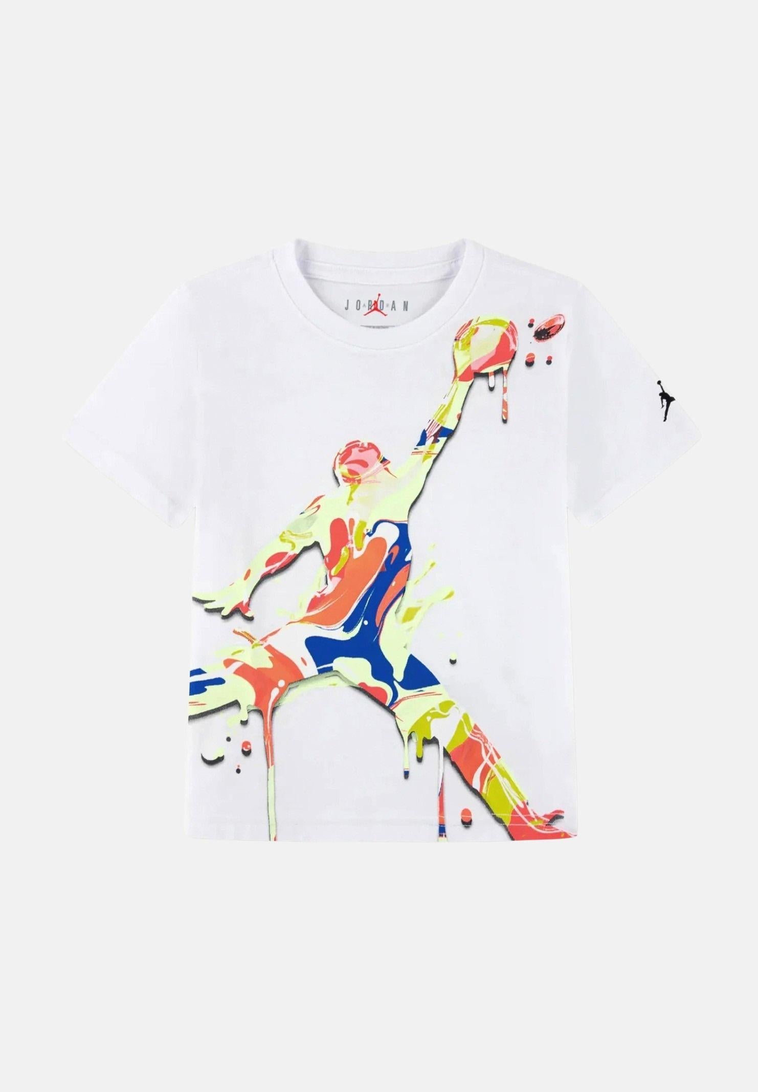 JORDAN T-shirt a manica corta Super Splash bianca da bambino 95F896 001 JORDAN 