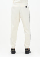 EA7 Pantalone sportivo panna da uomo con bande laterali logate 7M000974AF10377 U1105 EA7 