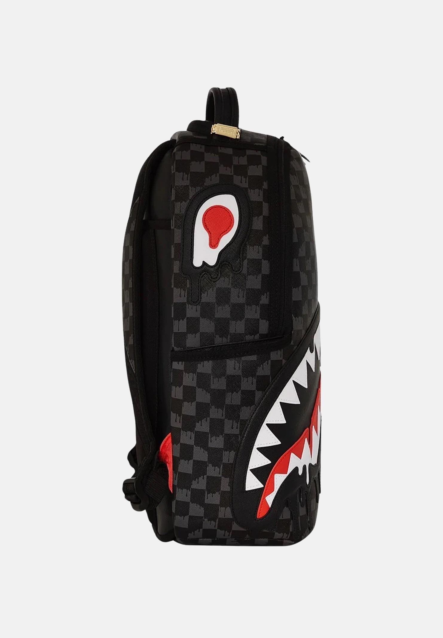 SPRAYGROUND Zaino Dripping Sharks In Paris Dlxv nero per uomo e donna 910B5833NSZ  SPRAYGROUND 