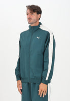 PUMA Giacca a vento T7 verde da uomo 629593 75 PUMA 