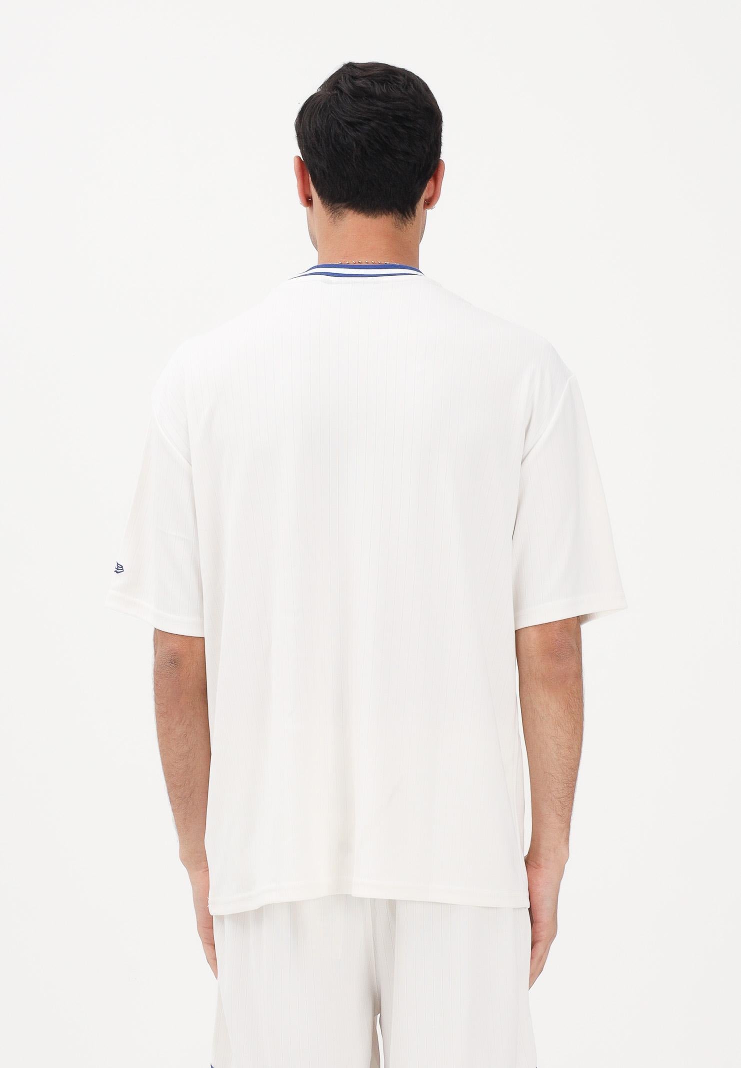 NEW ERA T-shirt a manica corta Oversized LA Dodgers MLB Arch panna per uomo e donna 60856207 . NEW ERA 