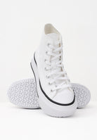 CONVERSE Sneakers Chuck Taylor All Star Lift Double Stack bianche da donna A12976C . CONVERSE 
