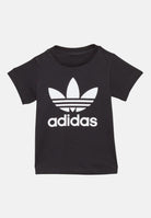 T-shirt TREFOIL nera da neonato IX5113  ADIDAS ORIGINALS 