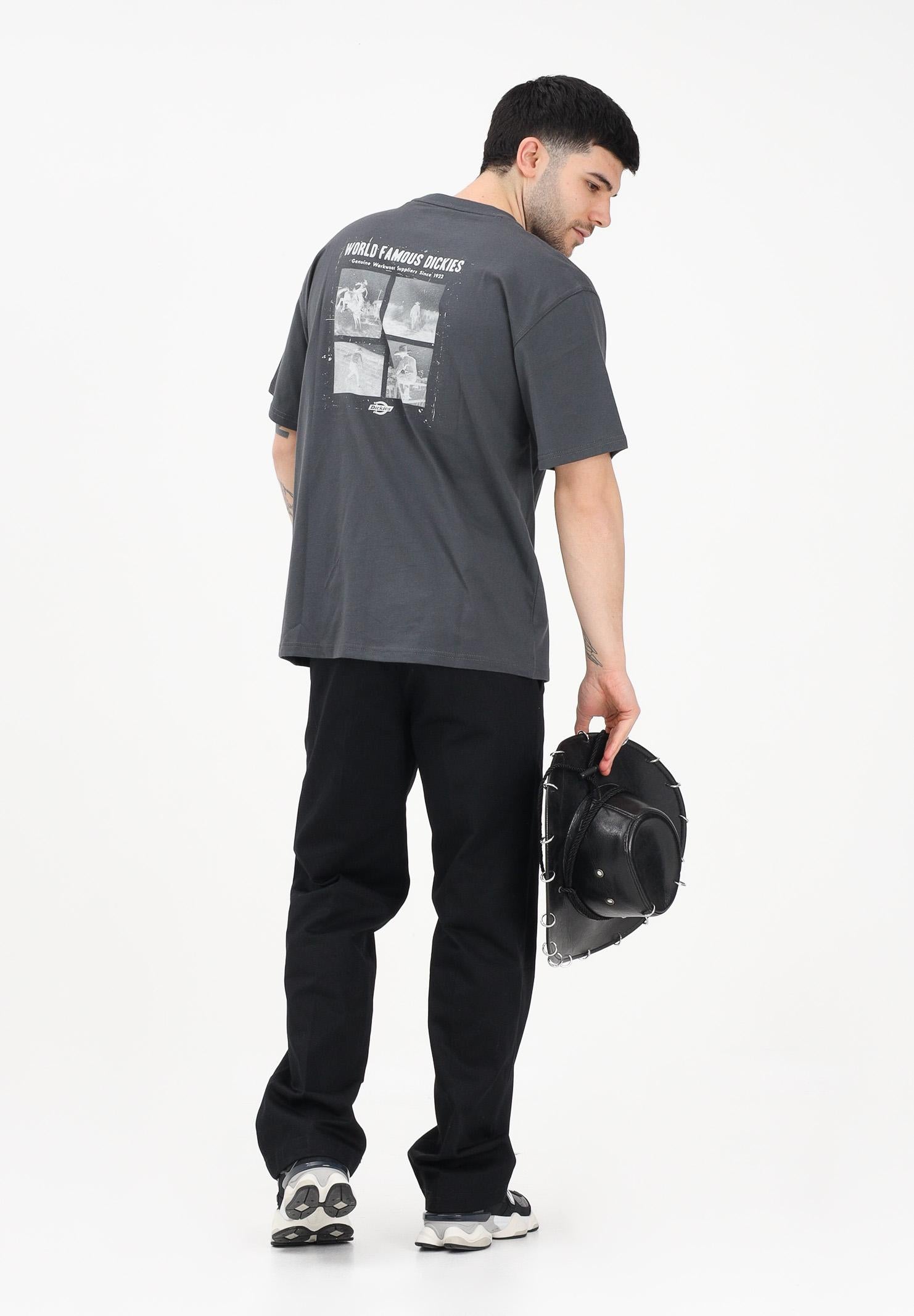 DICKIES T-shirt a manica corta Wolfhurst grigia da uomo DK0A88QOCH01 . DIckies 
