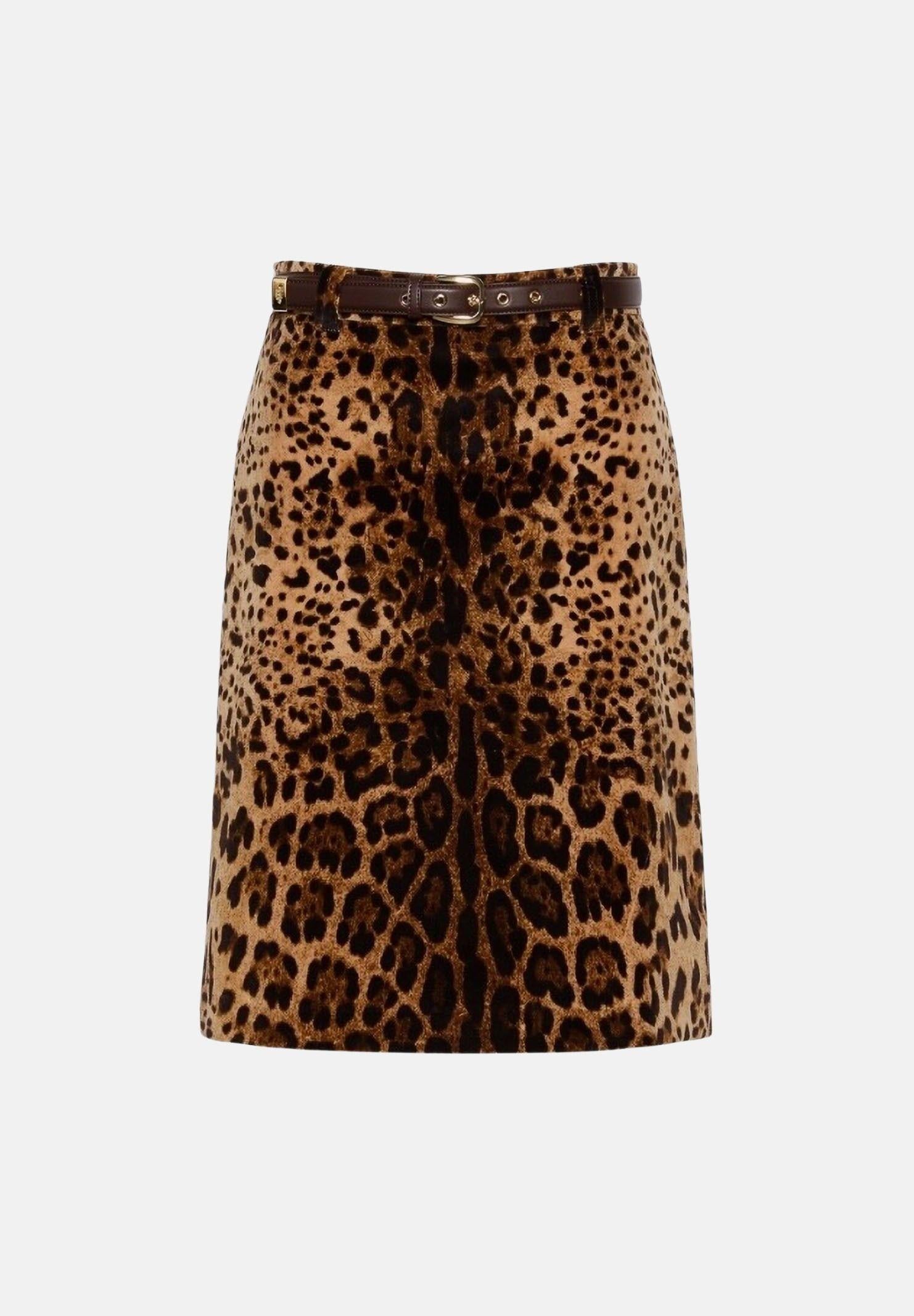 MAX MARA Mini gonna in velluto  marrone MSTFALANGE da donna. 2626106011600 001 MAXMARA 