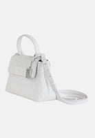 ARMANI EXCHANGE Borsa a mano bianca da donna con logo all-over XW001223AF15774 U0011 ARMANI EXCHANGE 