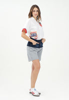 Bermuda in pile grigio e in denim per donna, ragazzi e bambini DQ2769D0ACI DQ937 DSQUARED2 