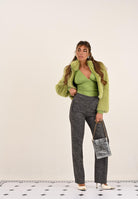 PINKO Pantalone marrone donna in flanella 105634A2SK ZM7 PINKO 