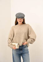 I'M BRIAN Maglione girocollo beige da uomo MA3416 0025 I'M BRIAN 