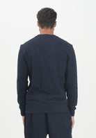 TOMMY HILFIGER Felpa girocollo blu da uomo con logo MW0MW39376DW5  TOMMY HILFIGER 