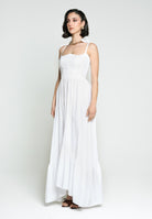 SANTAS Abito lungo DELIZIA bianco da donna PV2505 BIANCO SANTAS 