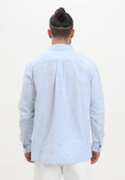 NEW ERA Camicia a manica lunga New York Yankees MLB Monogram azzurra da uomo 60667823 . NEW ERA 