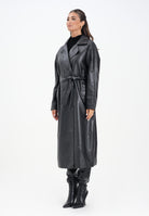 ONLY Trench in eco-pelle nero da donna 15349543 Black ONLY 