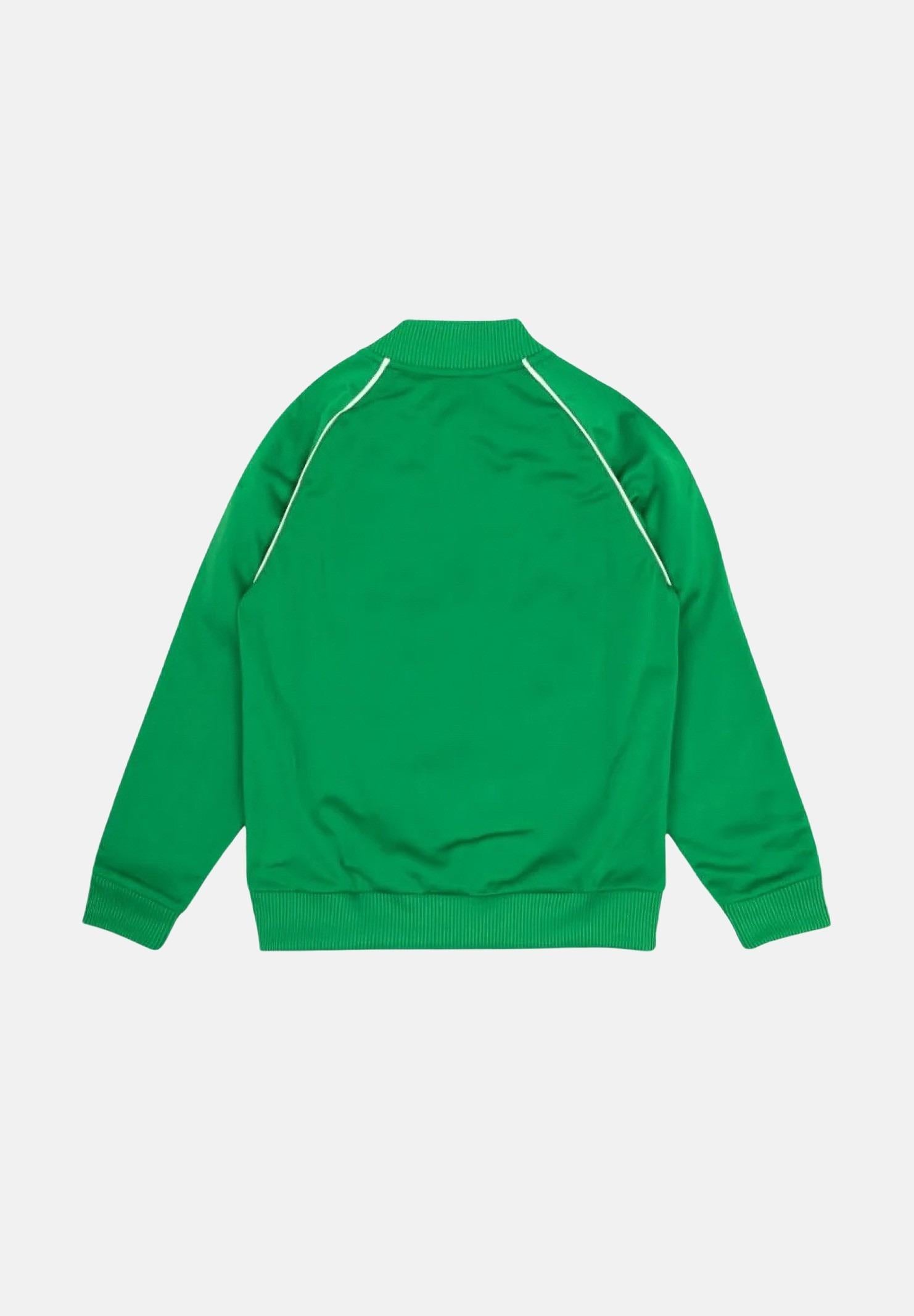 Felpa con zip Adicolor SST verde per bambino e bambnia IY7458  ADIDAS ORIGINALS 