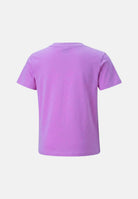 PUMA T-shirt a manica corta viola da bambina con logo in strass 693852 74 PUMA 