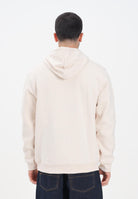 ADIDAS ORIGINALS Felpa con cappuccio Trefoil Essentials panna da uomo HZ3598 . ADIDAS ORIGINALS 