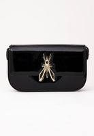 PATRIZIA PEPE Borsa a tracolla "ESSENTIAL" Fly nera da donna 8B0231L125 K182 PATRIZIA PEPE 