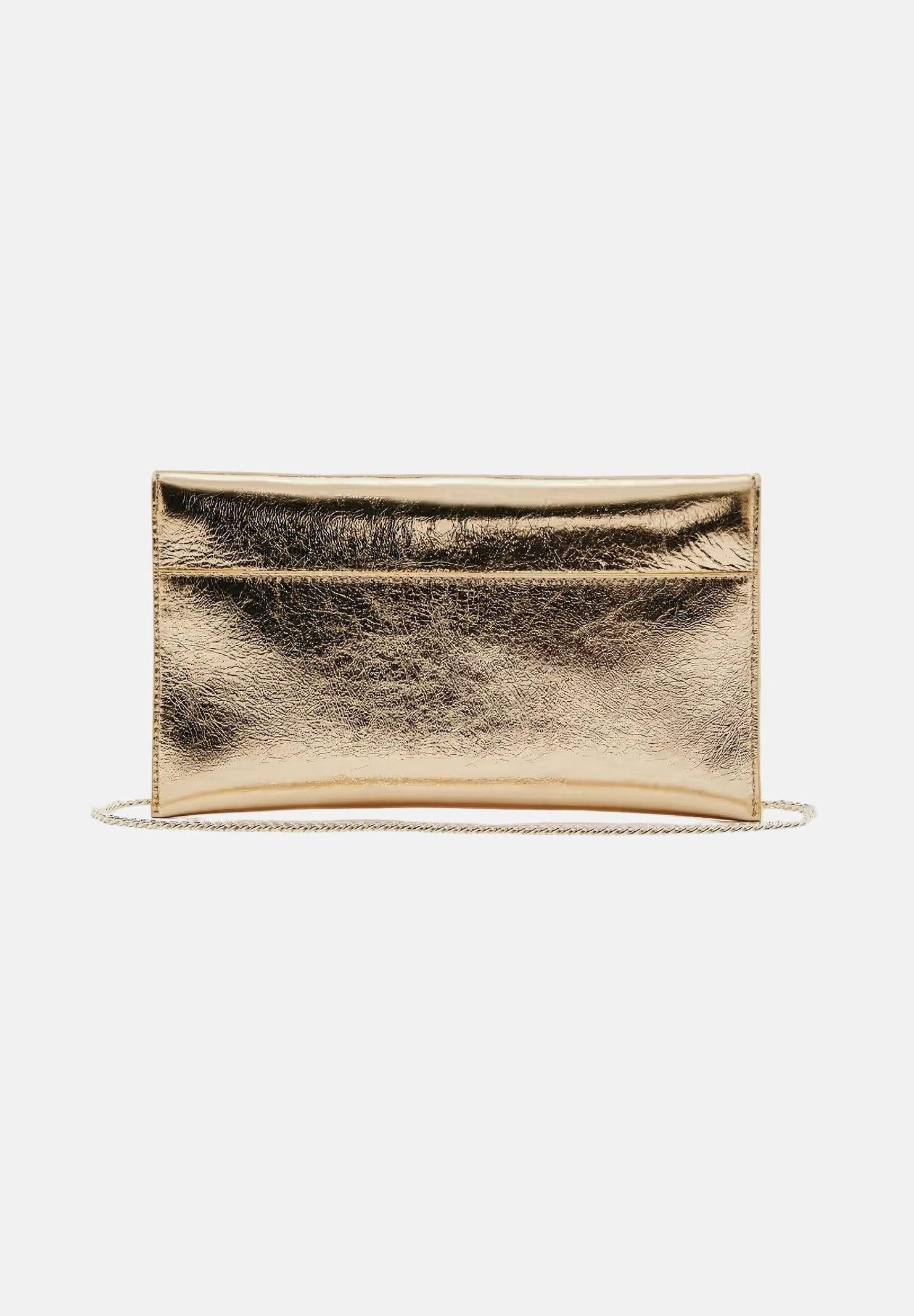 PATRIZIA PEPE Pochette Fly oro metallizzato da donna CB5460L041 Y442 PATRIZIA PEPE 