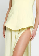 SANTAS Abito lungo CREAM giallo da donna PV25020 GIALLO SANTAS 