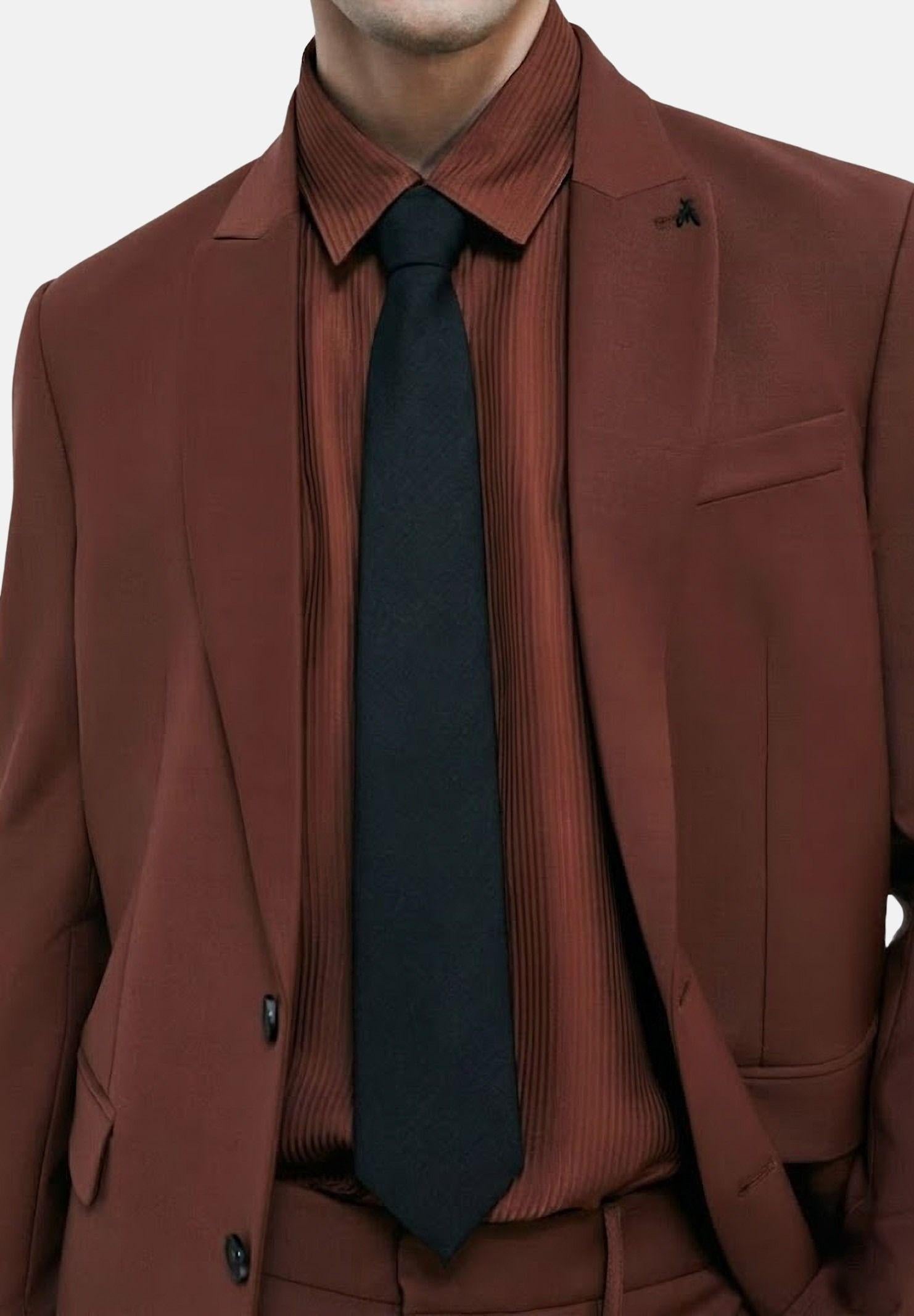 PATRIZIA PEPE Cravatta nera da uomo 5F0008A1WK K102 PATRIZIA PEPE 