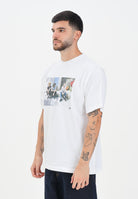 VANS T-shirt a manica corta SKATE ATIBA HAZE CURB CREW bianca da uomo VN000QJPWHT1  VANS 