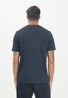 TOMMY HILFIGER T-shirt a manica corta blu da uomo con logo MW0MW39843DW5  TOMMY HILFIGER 