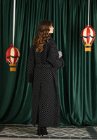 PINKO Cappotto nero da donna con strass e borchie 106154A30W Z99 PINKO 