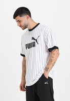 PUMA T-shirt a manica corta Essentials bianca da uomo 688263 02 PUMA 