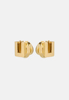 ELISABETTA FRANCHI Orecchini oro da donna con logo inciso OR05B61E2 U95 ELISABETTA FRANCHI 