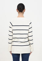 JDY Maglioncino girocollo panna da donna con righe orizzontali 15339172 SkyCaptain JDY 