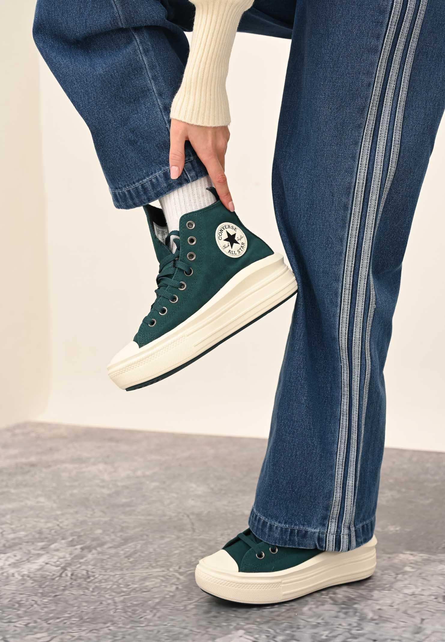 CONVERSE Sneakers Chuck Taylor All Star Move Platform verdi da donna A14557C . CONVERSE 