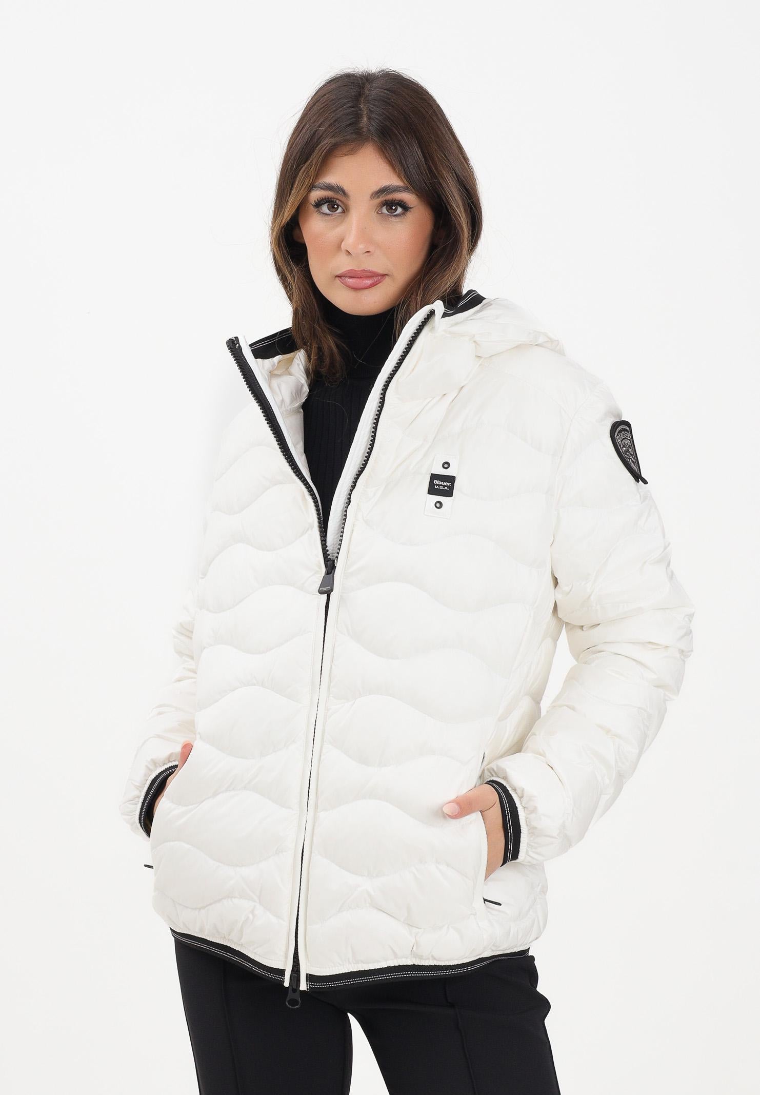 BLAUER Piumino CAMELIA bianco da donna 25WBLDC03095-006047 100BI BLAUER 