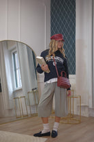 Felpa con cappuccio blu per donna e bambina rifinita da logo stile college DQ2466D0094 DQ866 DSQUARED2 