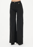 ELISABETTA FRANCHI Jeans a palazzo nero da donna PJ23N61E2 110 ELISABETTA FRANCHI 
