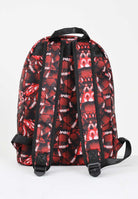 MARCELO BURLON COUNTY OF MILAN Zaino rosso per uomo e donna in tessuto tecnico con stampa all-over COMAF250112  MARCELO BURLON COUNTY OF MILAN 