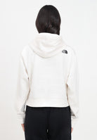 THE NORTH FACE Felpa con cappuccio Essential Crop bianca da donna NF0A89EXQLI1 . THE NORTH FACE 