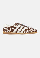 ADIDAS ORIGINALS Sneakers GAZELLE LO PRO panna e marrone per uomo e donna con fantasia giraffa KH9013 . ADIDAS ORIGINALS 
