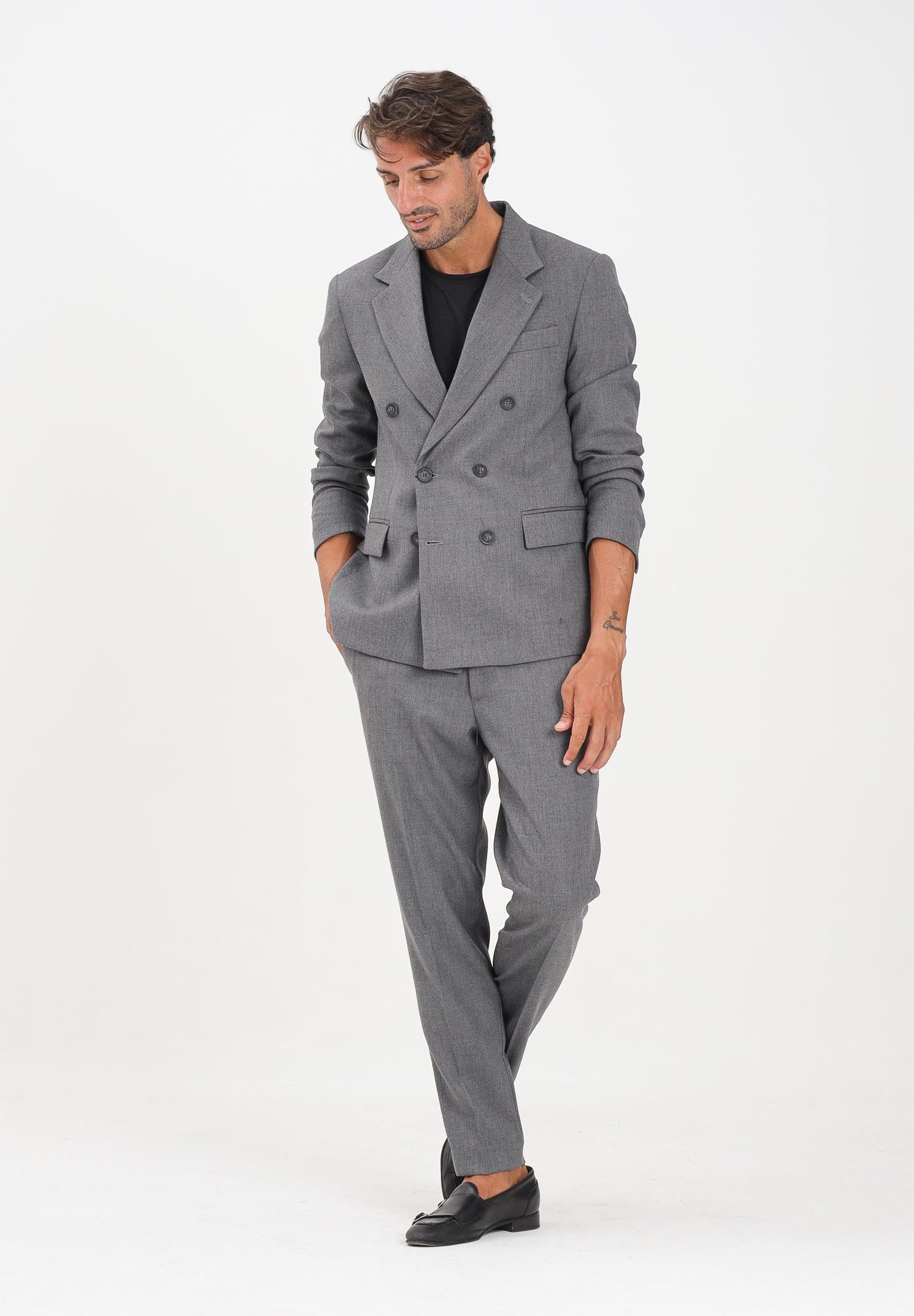 I'M BRIAN Giacca doppiopetto grigia da uomo GIA3461 008 I'M BRIAN 