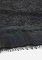 ELISABETTA FRANCHI Sciarpa nera da donna in filo lurex con pattern righe e logo SC03F46E2 110 ELISABETTA FRANCHI 