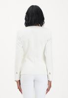 PATRIZIA PEPE Giacca monopetto bianca da donna 2S1553A737 W146 PATRIZIA PEPE 