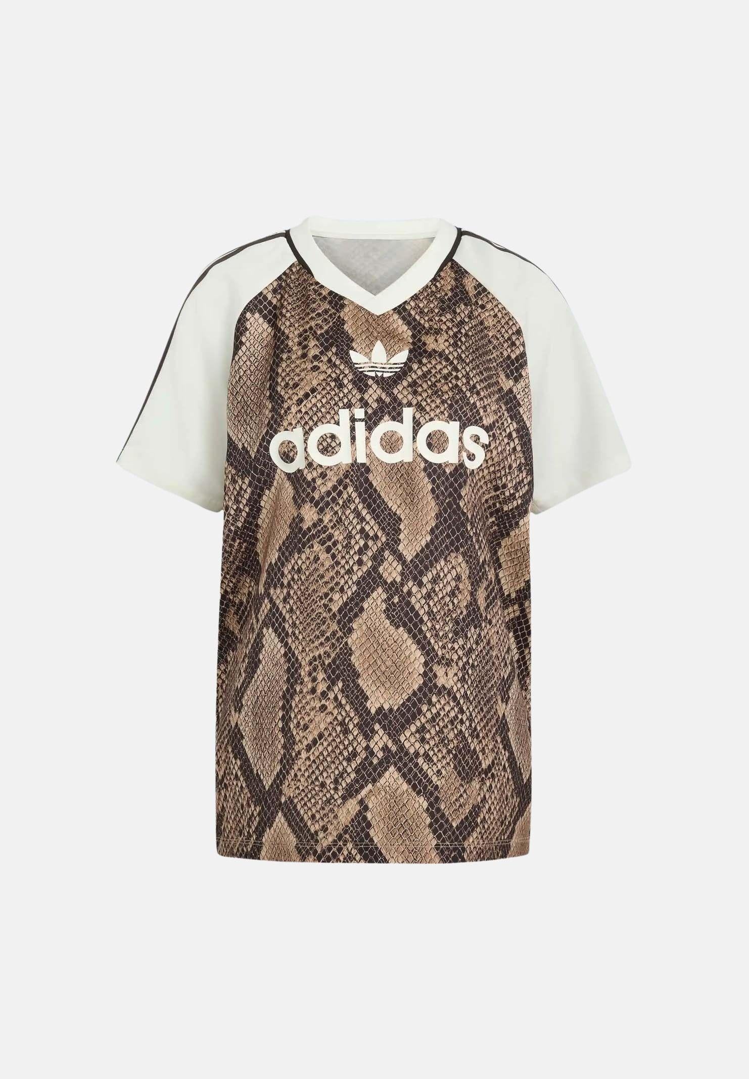 ADIDAS ORIGINALS t-shirt Originals beige marrone donna. KX1897 . ADIDAS ORIGINALS 