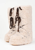 MOON BOOT Stivali da neve ICON CURLY EXTRA beige da donna 80D1403070 L007 MOON BOOT 