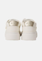 ARMANI EXCHANGE Sneakers panna e oro da donna con logo XW002224AF21429 MZ128 ARMANI EXCHANGE 