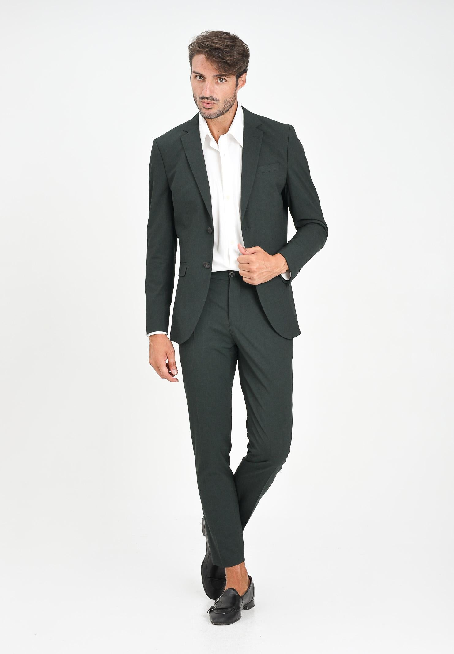 SELECTED Pantalone elegante verde da uomo 16087825 ForestNight SELECTED HOMME 